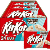 KIT KAT Birthday Cake Flavored Creme with Sprinkles, Bulk, Individually Wrapped Wafer Candy Bars, 1.5 oz (24 Count)