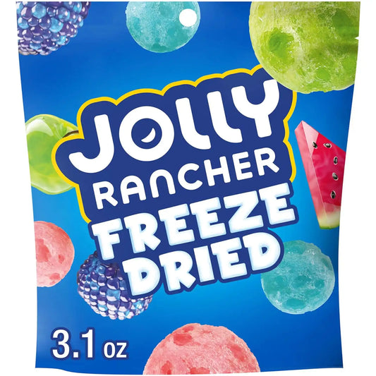 JOLLY RANCHER Freeze Dried Original Fruit Candy Bag, 3.1 Ounce (Pack of 8)