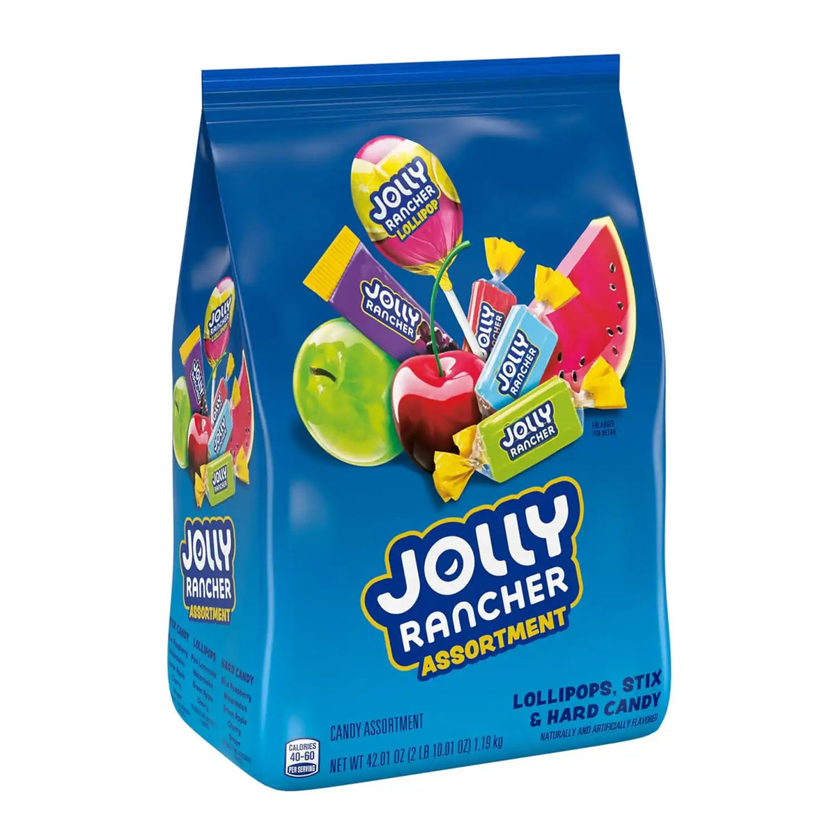 JOLLY RANCHER Assorted Fruit Candy Bulk Bag, Variety Pack, 42.01 Ounce (Pack of 6)