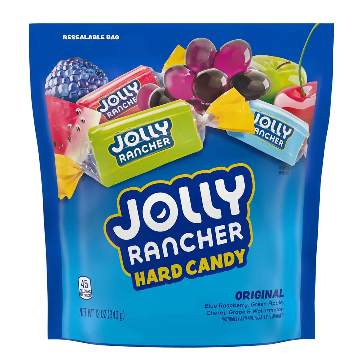 JOLLY RANCHER Original Fruit Flavored Hard Candy Bag, 12 Ounce (Pack of 8)