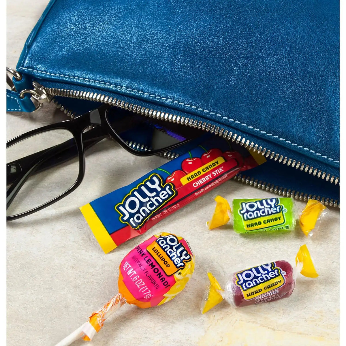 JOLLY RANCHER Assorted Fruit Candy Bulk Bag, Variety Pack, 42.01 Ounce (Pack of 6)